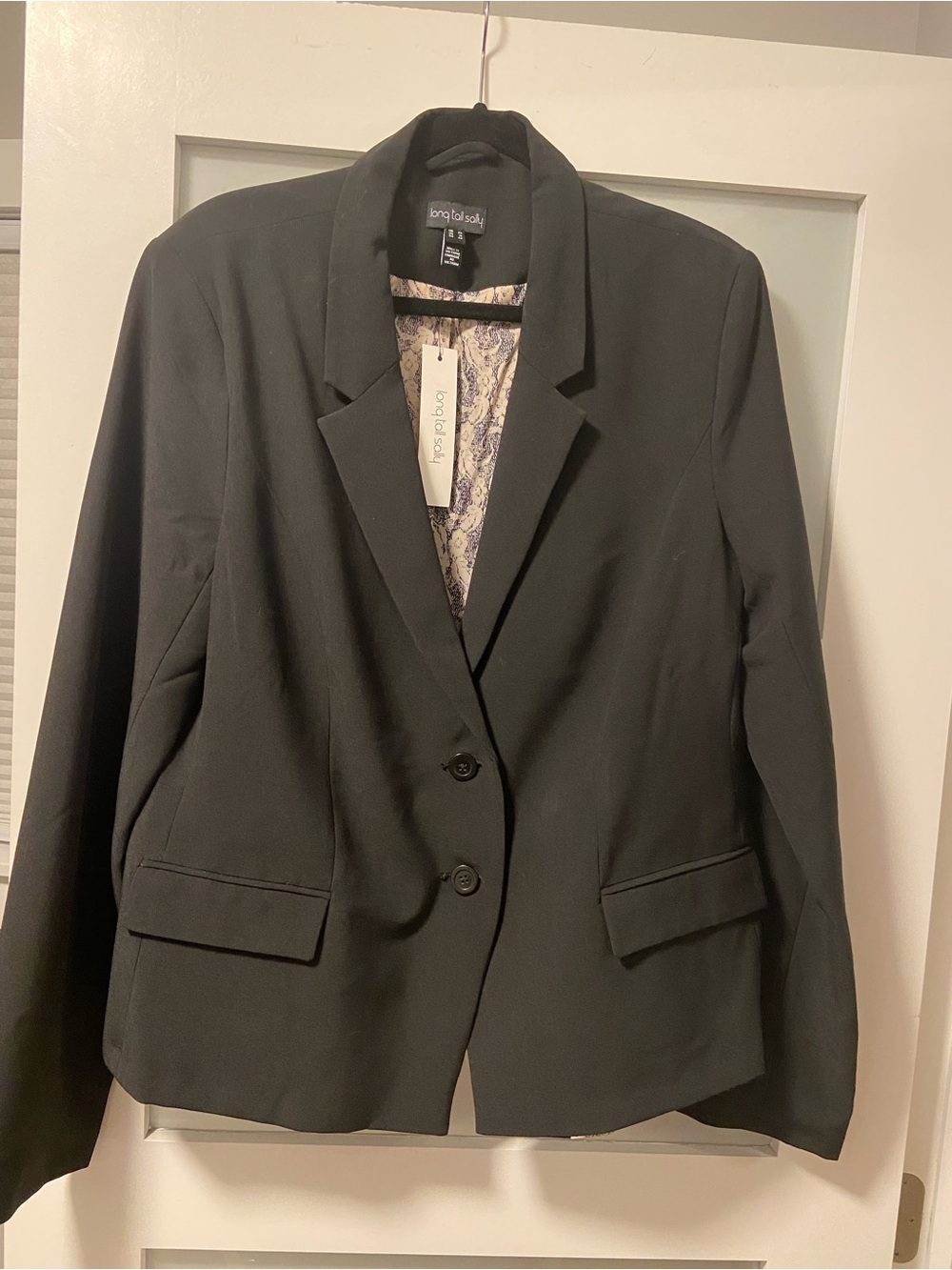 Long tall sally Black Two-Button Notch Lapel Blazer never worn